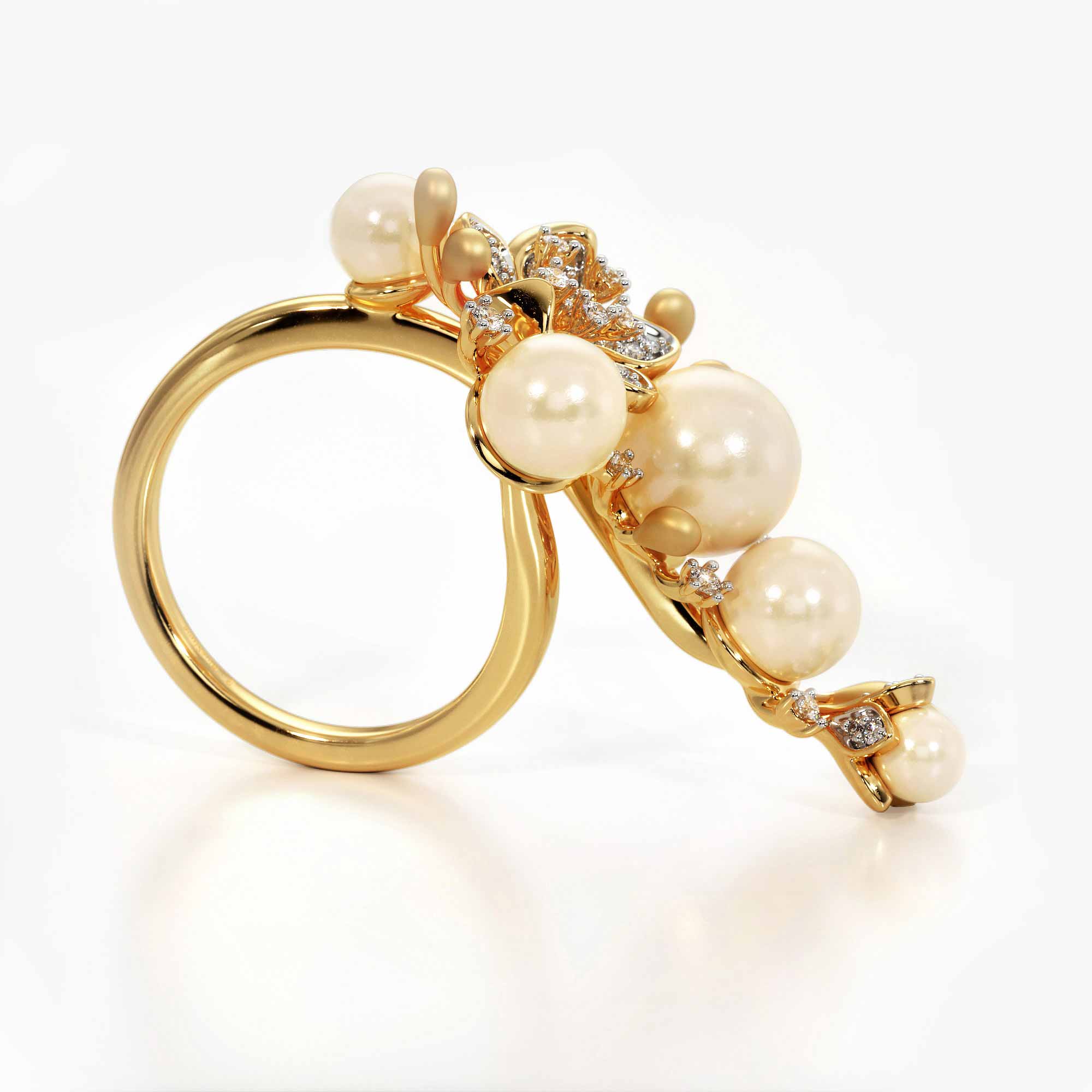 Ring Visualization BlueStone White artpix